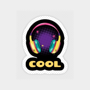 cool headphones Sticker